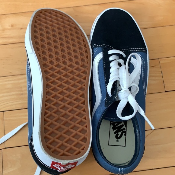 COPY - Old Skool Vans Blue and white - Picture 3 of 5